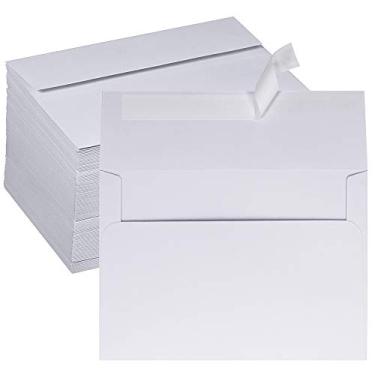 Imagem de Envelopes A7 de 150 peças, autovedante, branco em branco, envelopes de convite, 5 x 7 envelopes, fotos, anúncios, envelopes, envelopes, envelopes, envelopes, envelopes, envelopes, envelopes, envelopes, envelopes, envelopes, envelopes para festas de casamento, chá de bebê, artigos de papelaria