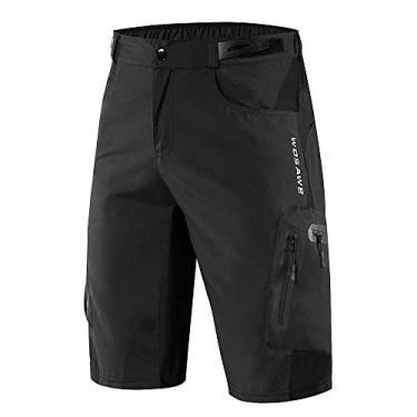 Imagem de Tingpai Homens Solto Fit Shorts de Ciclismo Respirável Secagem Rápida MTB Shorts de Bicicleta Esportes Ao Ar Livre Correndo de Bicicleta Equitação de Fitness Calções de Verão Casuais com 7 Bolsos
