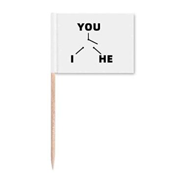 Imagem de Select Circuit Switch Abort Toothpick Flags Marcador Topper Decoração de Festa