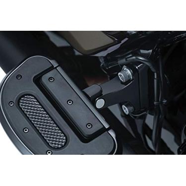Imagem de Adaptadores de suporte macho Kuryakyn 8895 não articulado para pegada dianteira/traseira e pisaduras: 2006-19 Harley-Davidson motocicletas, cetim preto, 1 par