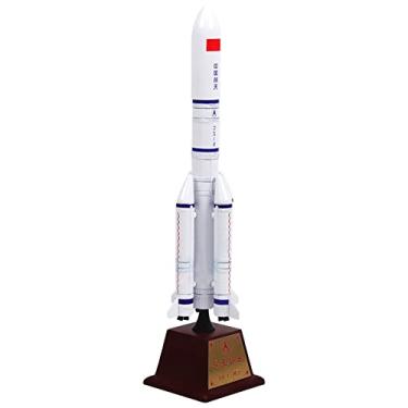 Imagem de TECKEEN 1/300 Scale Long March 5 Rocket Model Alloy+ABS Plastic Fighter Model Diecast Plane Model for Collection