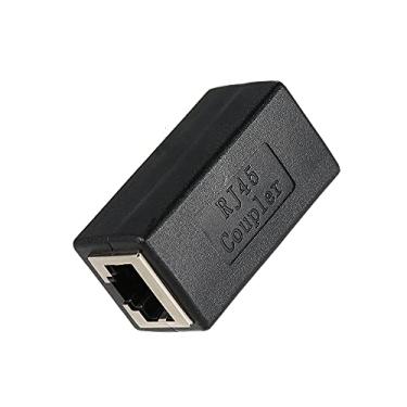 Imagem de Qudai Acoplador em linha do acoplador RJ45 CAT 5 / CAT 6 / CAT 7 Conector do adaptador LAN Extender do cabo LAN Fêmea para fêmea Plugue modular