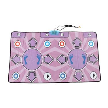 Imagem de Tapete de Dança, Misturador de Dança Tapete de Reprodução de Ritmo Com Interface AV USB Inglês, Exercício de Usuário Duplo Fitness Antiderrapante Tapete de Dança Tapete de Dança