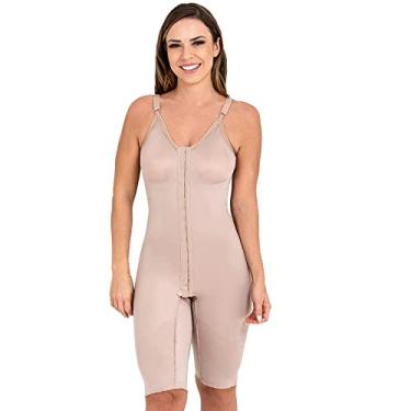 Imagem de Cinta Modeladora Pós-Cirurgia Plástica Macaquinho com Alça Regulável - 60402 - New Form (P, Bege)