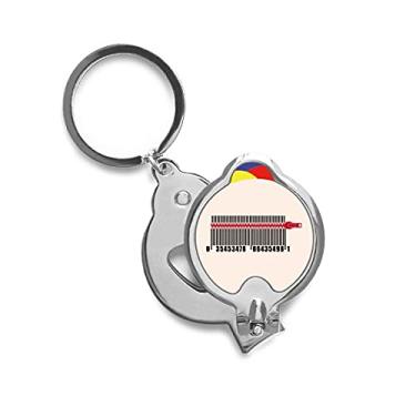 Imagem de Cortador de unhas afiado de aço inoxidável para fazer compras com código de barras