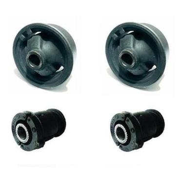 Imagem de Kit 4 Buchas Bandeja Dianteira Corolla E Fielder 2003 A 2008