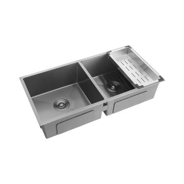 Imagem de Cuba Dupla Para Cozinha Gourmet Inox Tukano Pingoo.casa - Preto