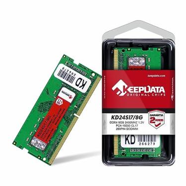 Imagem de MEMÓRIA RAM PARA NOTEBOOK DDR4 8GB 2400MHZ KEEPDATA KD24S17/8G