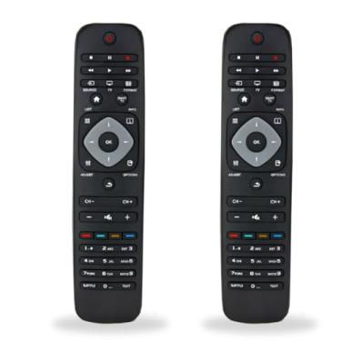 Imagem de Kit 02 Controle Remoto Compatível com PHILIPS Smart Tv Modelos LCD LED 3D HD