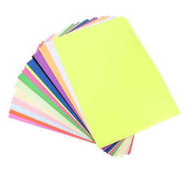 Imagem de UTHCLO 100 Folhas Papel para impressão em cores material escolar papel de cópia papel para impressão de documentos papel de impressão de documentos cartolina papel de carta a4 papel a4