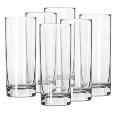 Imagem de Jogo de Copos Altos em Vidro 280ml 6 Peças Gourmet Mix