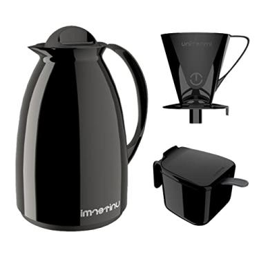Imagem de Kit Café Prático Unitermi 650ml Preto
