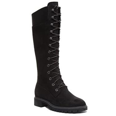 Imagem de Timberland Bota feminina premium impermeável de 35,5 cm, Nobuck preto, 6.5
