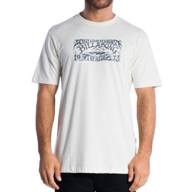 Imagem de Camiseta Billabong Arch Wave SM24 Masculina Off White