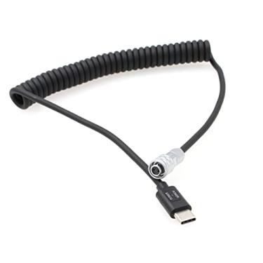 Imagem de ZBLZGP Cabo de alimentação USB tipo C para SF610 2 pinos PD para câmera BMPCC Blackmagic Pocket Cinema 4K 6k