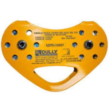 Imagem de Trole para movimentação horizontal em linha de vida em cabo de aço ou corda de "3/8 a 1/2" de diâmetro