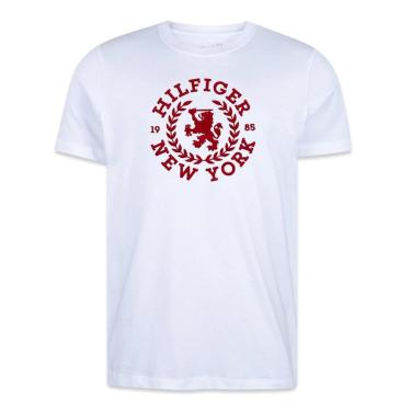 Imagem de Camiseta Masculina Tommy Hilfiger Big Icon Crest Tee Branco-Masculino