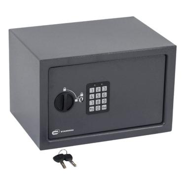 Imagem de Cofre Digital Aço Senha E Chave 22,8x35x25cm - 16 Litros