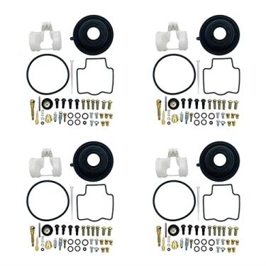 Imagem de Kit de reparo de carburador de motocicleta diafragma a vácuo para KPS Ninja ZX-9R GPZ900R GPZ ZX 900 ZX900A B C 94-03 ZX900 GPZ900 R 900R (4 conjuntos)