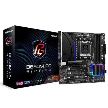 Imagem de Placa Mãe ASRock B650M PG Riptide AM5 mATX DDR5 HDMI M.2