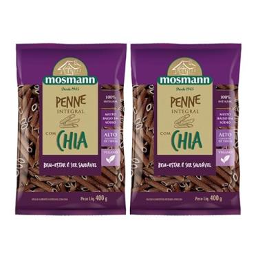 Imagem de Kit 2X: Macarrão Penne Integral com Chia Mosmann 400g