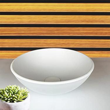 Imagem de CUBA DE VIDRO REDONDA 30CM BRANCO FOSCO