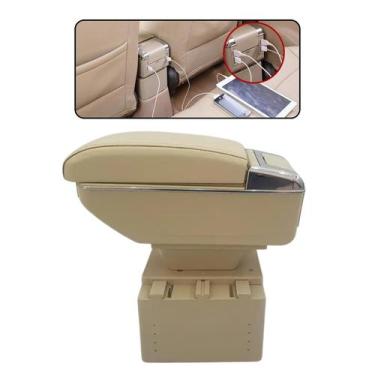 Imagem de Console Apoio De Braço Universal Entrada Usb bege Camionete - Veon, Be