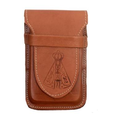 Imagem de Capa de Celular Bainha de Couro com Passador para Cinto - Club 21 Coun