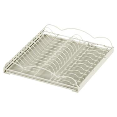 Imagem de YWJLQH Escorredor de Pratos Retrátil, Escorredor de Pratos, Organizador de Pratos Retrátil, Organizador Embaixo Do Armário para Armários