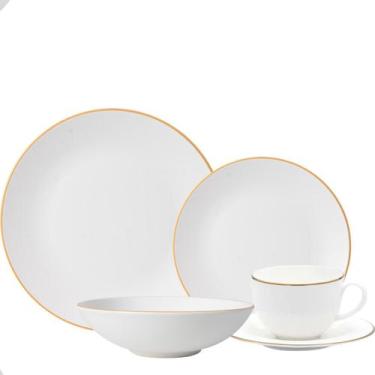 Imagem de Aparelho de Jantar e Chá Legacy Gold 30pç Porcelana LHermitage