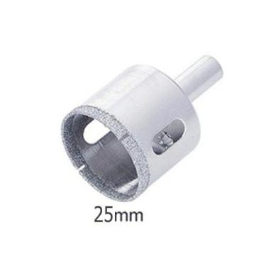 Imagem de Serra Copo Broca Diamantada 25mm Artesanato  Vidro Espelho Mármore Azu