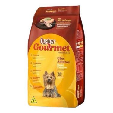 Imagem de Ração Quatree Gourmet Adultos Raças Pequenas 3kg
