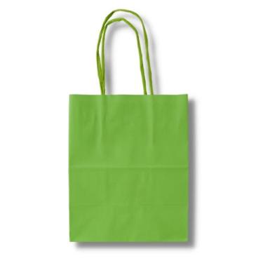 Imagem de Sacola verde limao (17,5x8,5x21,5cm) c/ 10x10 un. - TAMAROZZI EMBALAGE