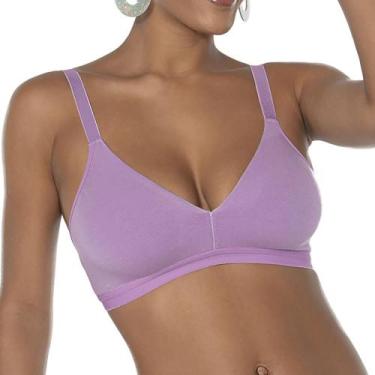 Imagem de Sutiã DeMillus 61052 Cotton, 44, Orquídea