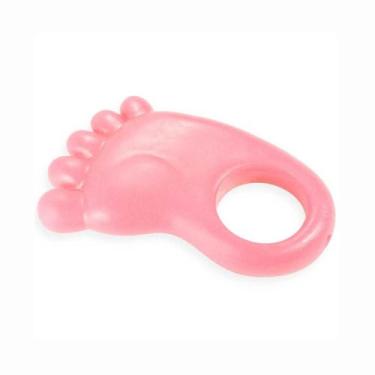 Imagem de Mordedor Pé Pezinho Para Bebê Atóxico - ROSA - Pais e Filhos - Ravi