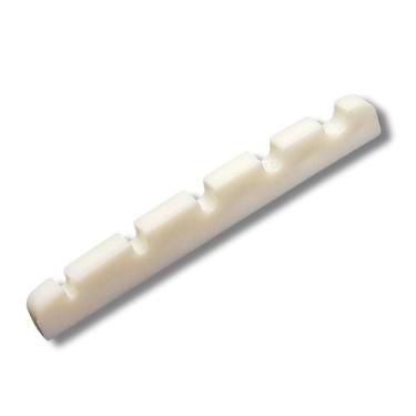 Imagem de Nut Baixo 5 cordas 45.7mm x 3.2mm Estreito Flat ABS Bege - Ronsani