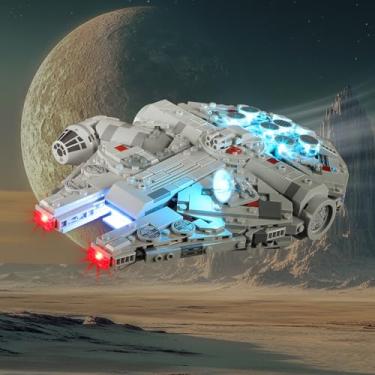 Imagem de BRIKSMAX Kit de luzes 2.0 para Lego Millennium Falcon - Iluminação LED inovadora compatível com Lego Star Wars 75375 - Conjunto Lego não incluído