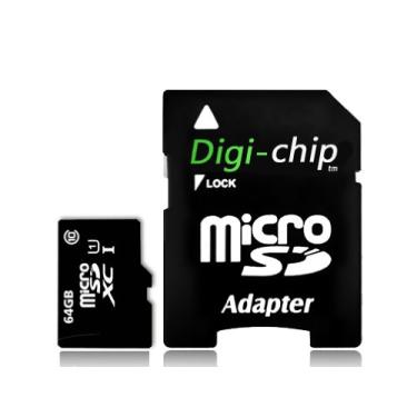 Imagem de Digi-Chip Cartão de memória Micro-SD de 64 GB para telefones Oppo - Oppo Reno 2, Reno 2F, Reno 2Z, Oppo A9, A9x, F11, F11 Pro, A7, K1, A5s, A11K, A5, A3, F7, A1, R15, R15 Pro Smartphones