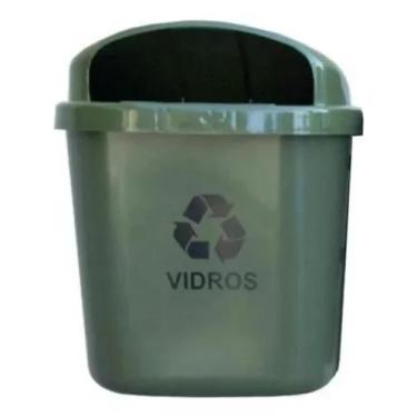 Imagem de Cesto Individual Para Coleta Seletiva Com 40l S/ Poste (st3) - JSN, Ve