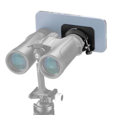 Imagem de SUNWAYFOTO Adaptador de celular BA-53 para binóculos, suporte universal de smartphone para binóculos, compatível com diâmetro externo da ocular de 47 a 53 mm