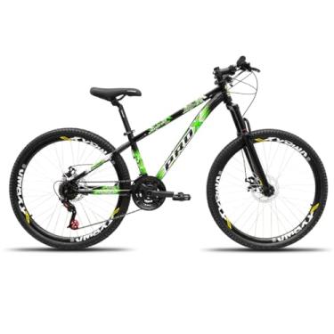 Imagem de Bicicleta aro 26 Freeride PRO X Mandrake Hiten 21 Velocidades Freio a Disco Aros Vmaxx,Preto Adesivo Branco e Vermelho