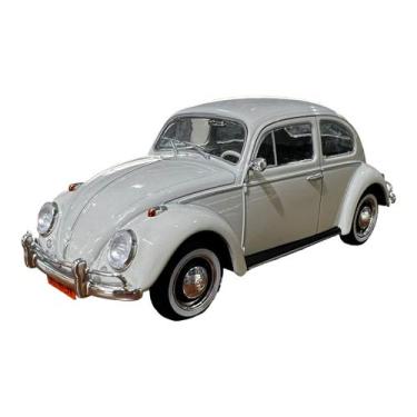 Imagem de Miniatura Volkswagen Fusca 1961 Branco Metal 1:24 - China