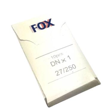 Imagem de Agulha Fox DNx1 N27/250 Para Máquina De Costurar Saco Sacaria