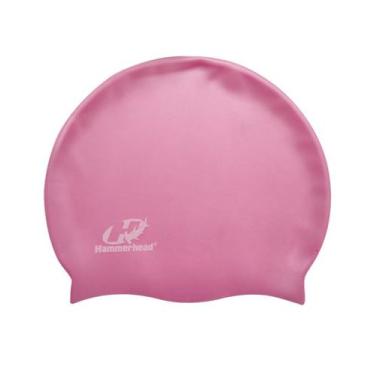 Imagem de Touca de Natação de Silicone Lisa XL Piscina Hammerhead, Único, Pink, 