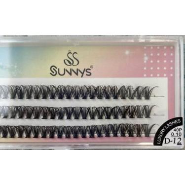 Imagem de Cílios Tufinho Sunnys 0.10 Luxo Alongamento e Extensão De Cílios Luxur