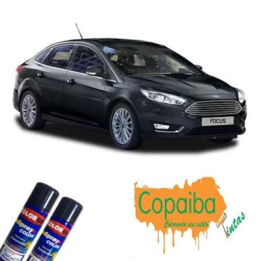 Imagem de Tinta Spray Automotiva (PRETO PEROLIZADO) NA COR DO SEU CARRO 300ml Fe