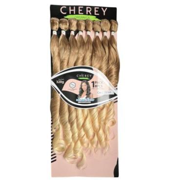 Imagem de Cabelo Bio Orgânico Liso Ondulado 80cm Natural Crimp 320g Cherey, T27/