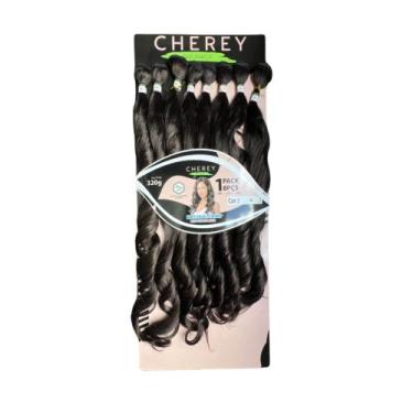 Imagem de Cabelo Bio Orgânico Liso Ondulado 80cm Natural Crimp 320g Cherey, 4*