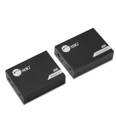 Imagem de SIIG Extensor KVM USB HDMI 4K sobre CAT6-1080p (70 m) e 4K30Hz (39,6 m) - Extensor Balun - 2 USB-A - Latência Zero - Sem driver - Plug & Play - Extensor USB para teclado e mouse (CE-H28411-S1)