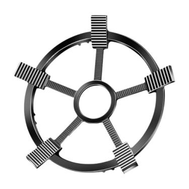 Imagem de FytStycale Ferro fundido wok anel suporte queimador anel pote cremalheiras wok suporte para fogão de cozinha, 25cm